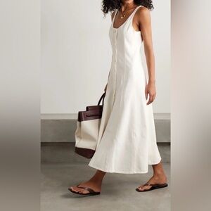 NWT Citizens of Humanity Rosetta Dress in Pashima White Denim Cotton 2
